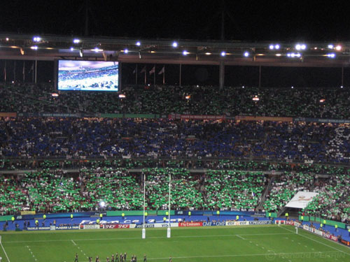 Coupe du monde de rugby 2007 - Photo tifo