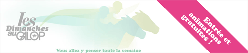 Les dimanches au galop…